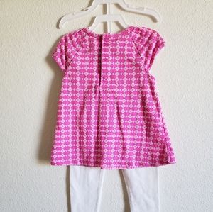 Carter's 24M Pink and White Outfit